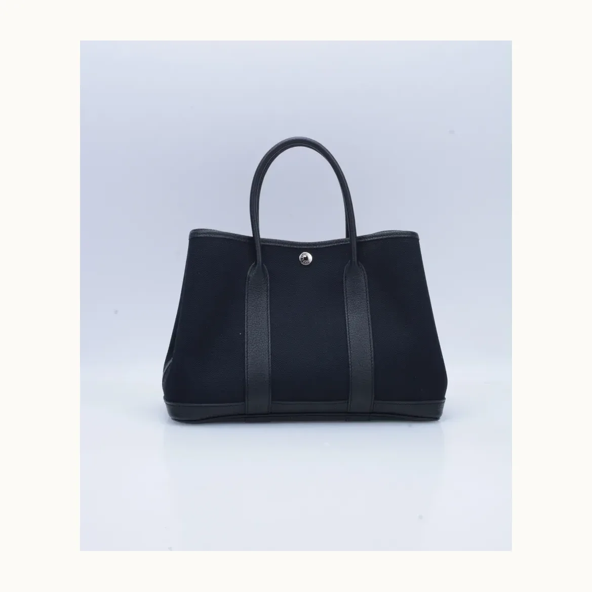 Bolso de Mano Hermès Garden Party 30 TPM Negro