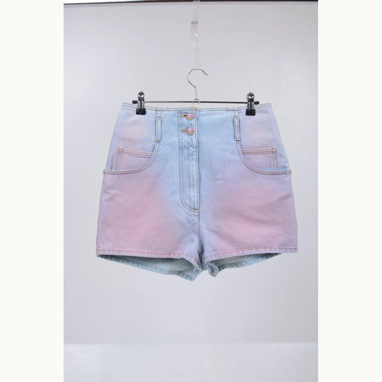 Shorts Chanel 24C Gradient Azules, Talla XXS
