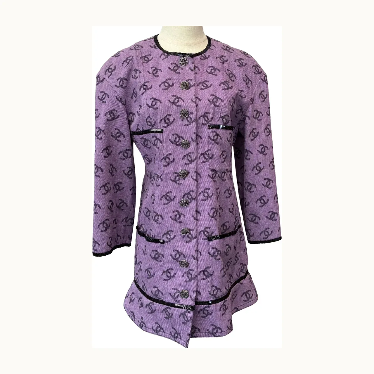Vestido Chanel, Talla 38 IT, KV-6647