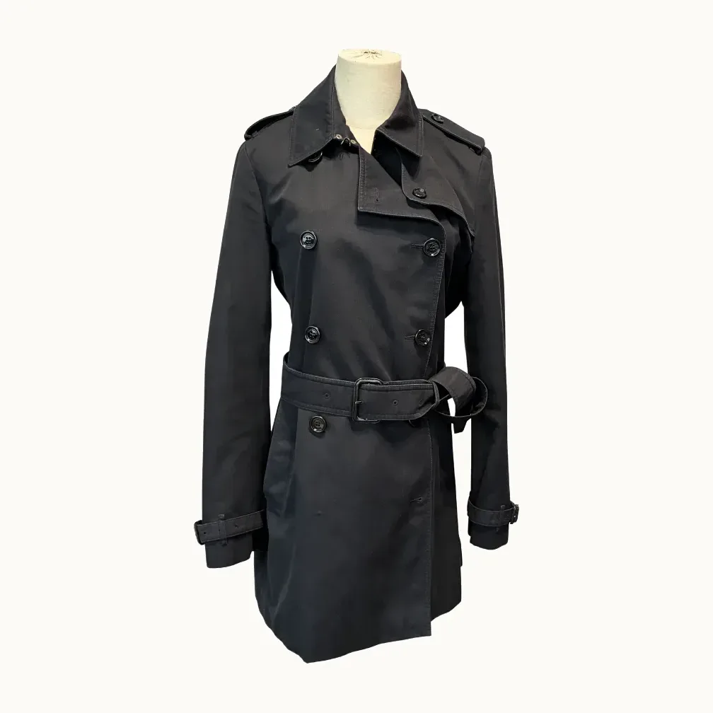 Gabardina Burberry, Talla 10 MX