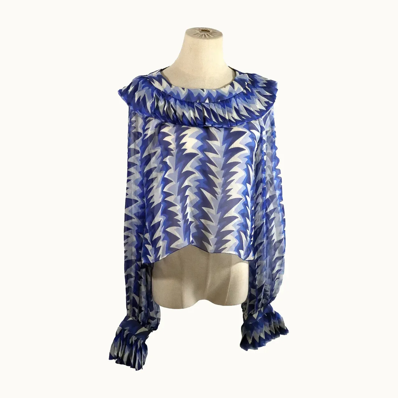 Blusa Chanel, Talla 38 IT, KV-6727