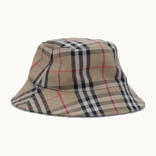 Sombrero de Pescador Burberry Check, Talla S