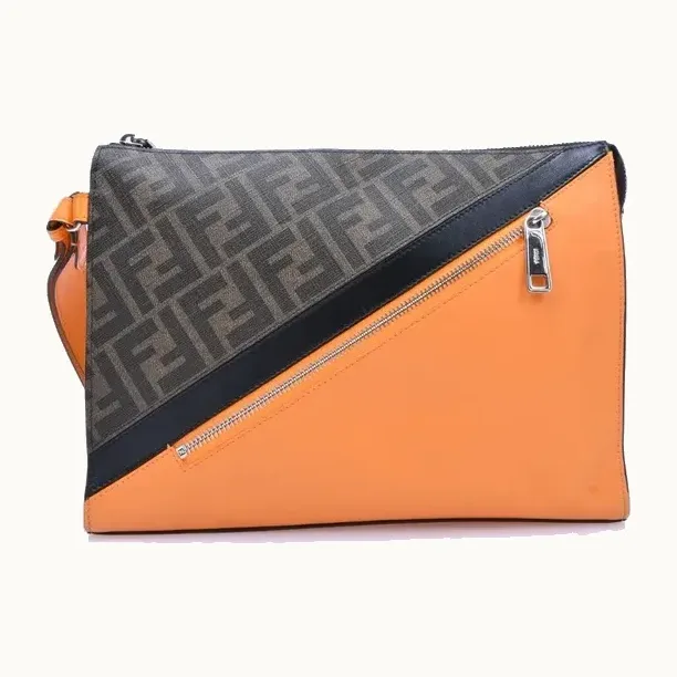 Pouch Fendi Piel Diagonal Zucca