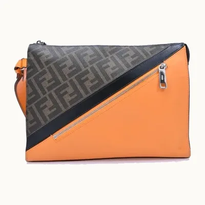 Pouch Fendi Piel Diagonal Zucca