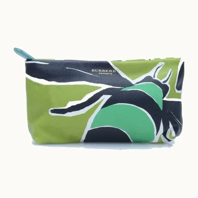 Pouch Burberry Piel Bee Verde