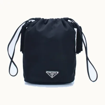 Pouch Prada Clutches Re-Nylon Negro