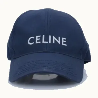 Gorra Céline Logo Baseball Azul, Talla M