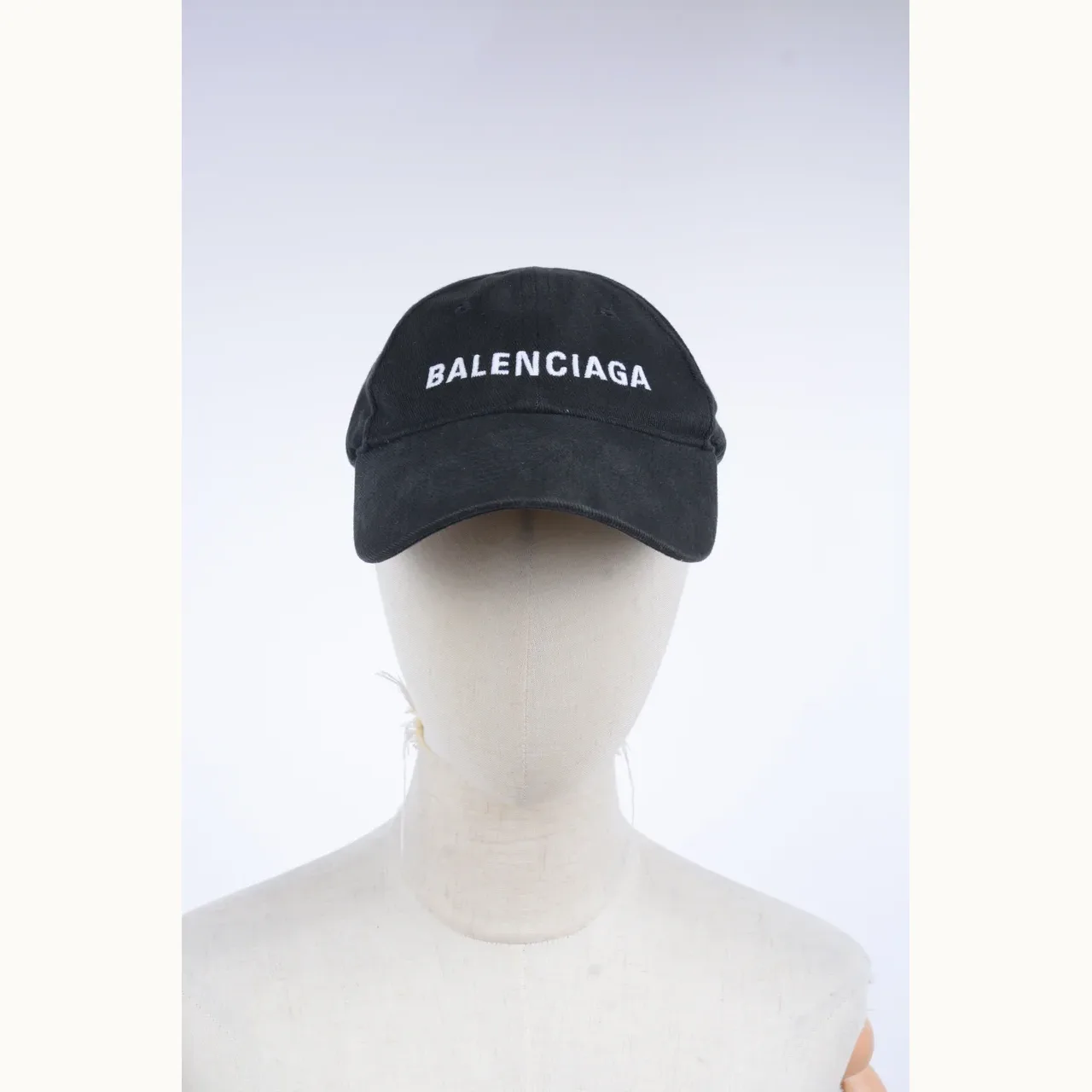 Sombrero Balenciaga Logo Negro, Talla L