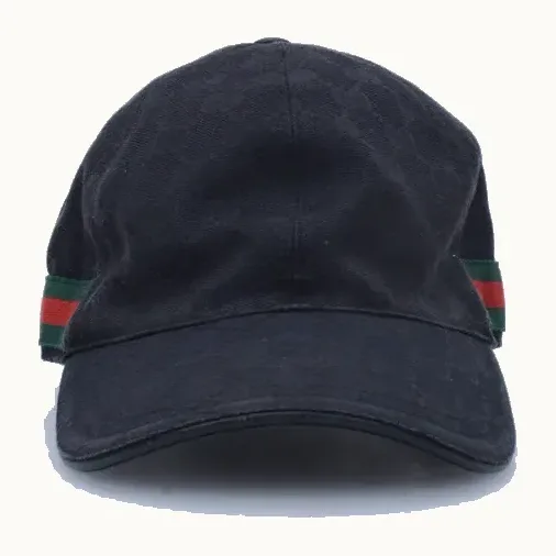 Sombrero Gucci Web GG Negro, Talla M