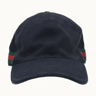 Sombrero Gucci Web GG Negro, Talla M