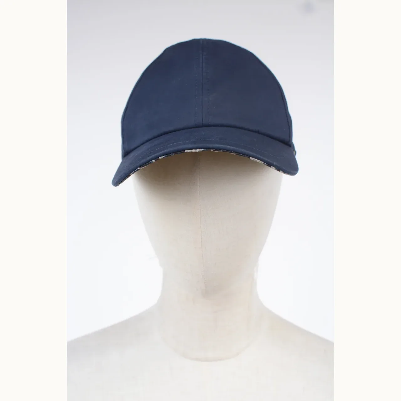 Sombrero Dior Embroidered Oblique Azul, Talla S