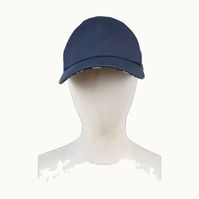 Dior Embroidered Oblique Hat Blue, Size S