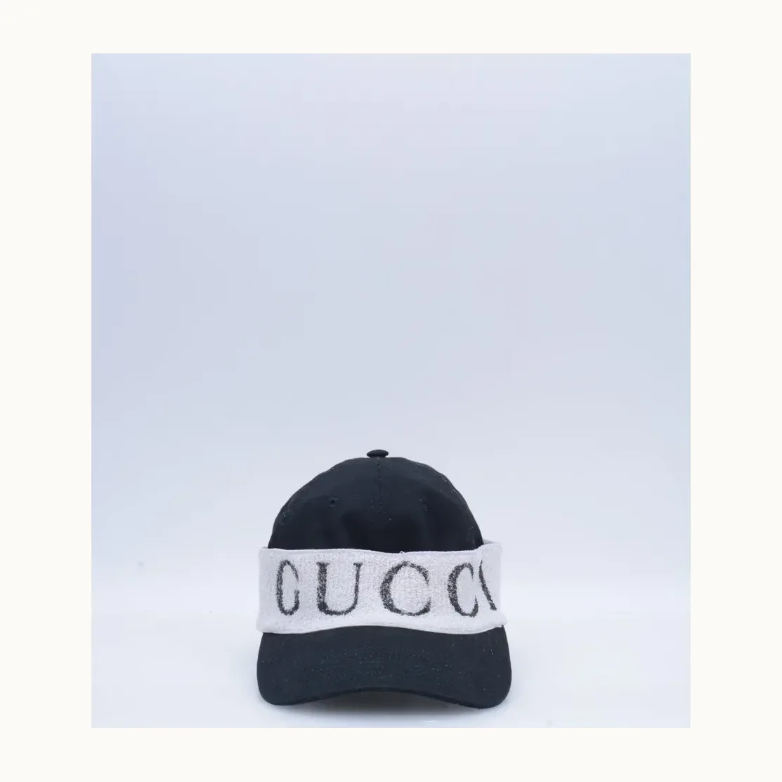 Gorra Gucci Gabardine Negra, Talla M
