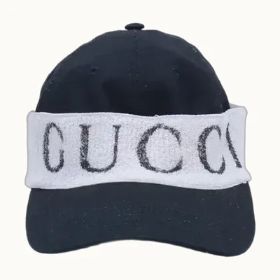 Gorra Gucci Gabardine Negra, Talla M