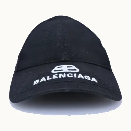 Gorra Balenciaga Baseball Negra, Talla L