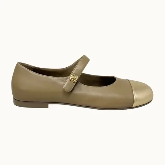 Chanel Mary Jane Ballerinas T37.5 Eu pequeña