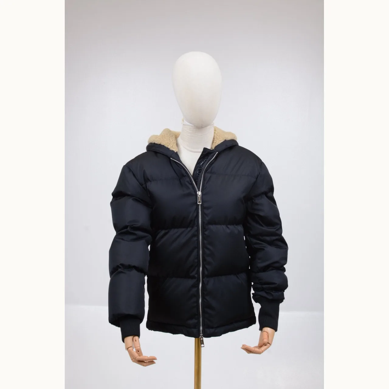 Chamarra Burberry Seafield Negro Talla XS