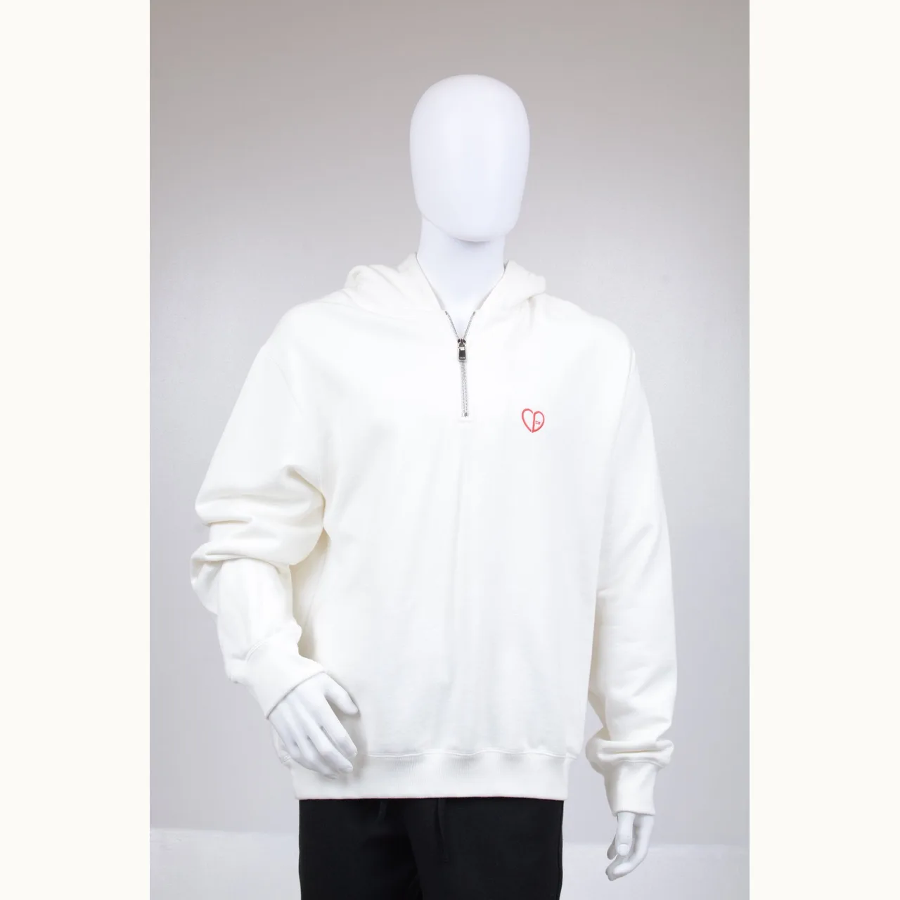 Sudadera Dior CD Heart Blanco Talla XL