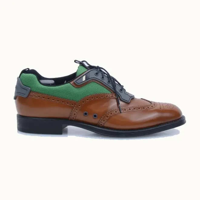 Mocasines Prada Brogue Cafe Talla 43.5