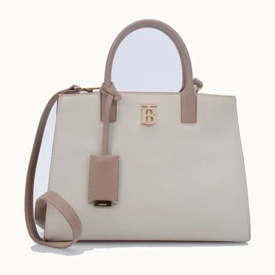 De mano Burberry Frances Mini Beige