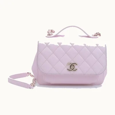 Crossbody Chanel Business Affinity Small Caviar Rosa pequeña