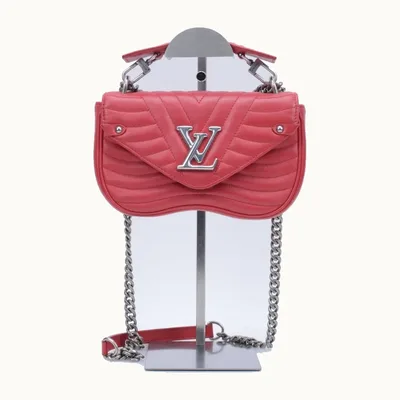 Crossbody Louis Vuitton New Wave PM Chain Rojo