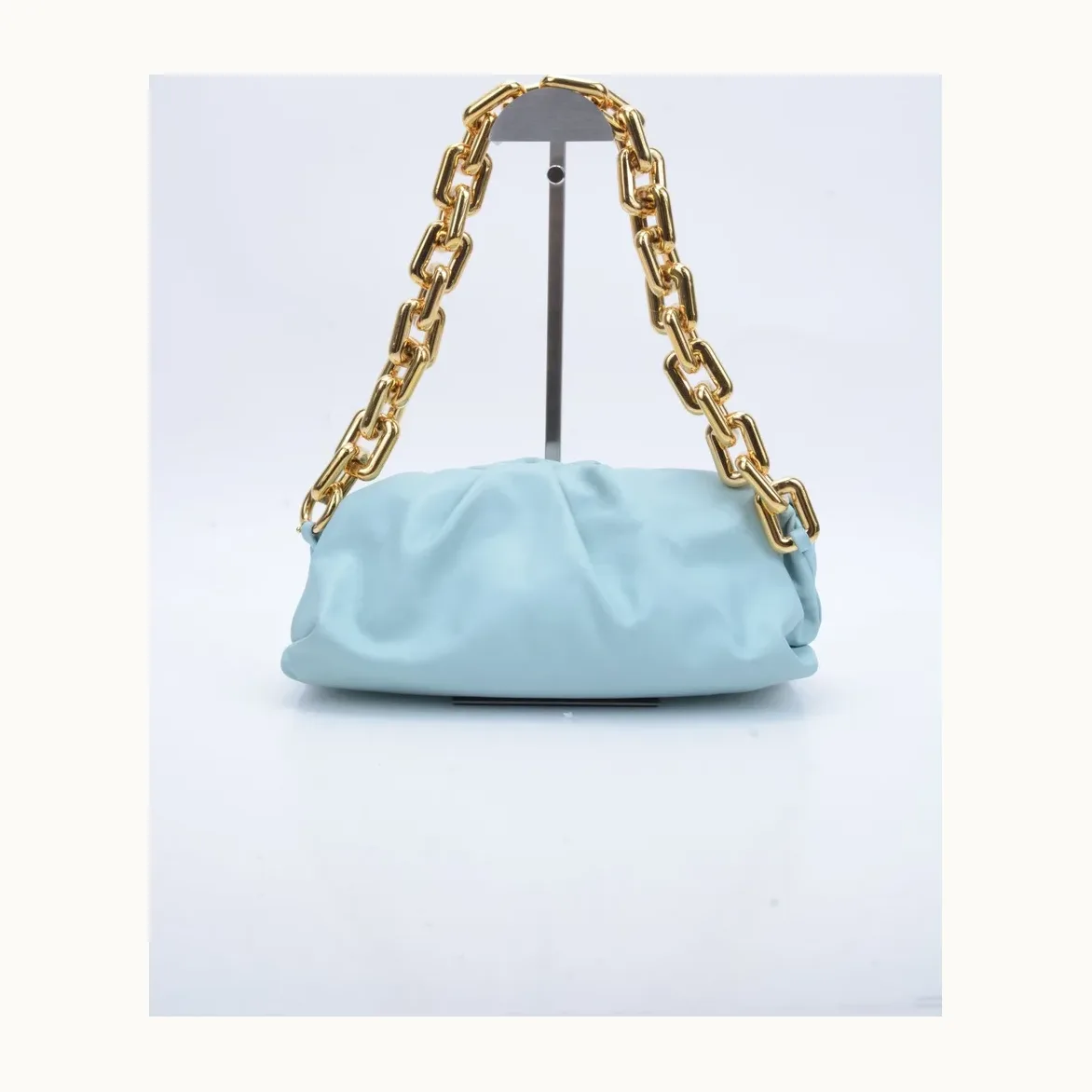 De hombro Bottega Veneta Chain Pouch Azul