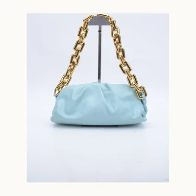 De hombro Bottega Veneta Chain Pouch Azul