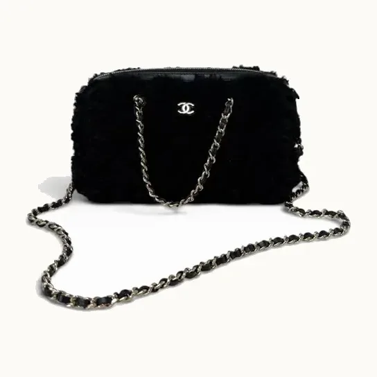 Clutch Chanel Barrel With Chain, KV-0712