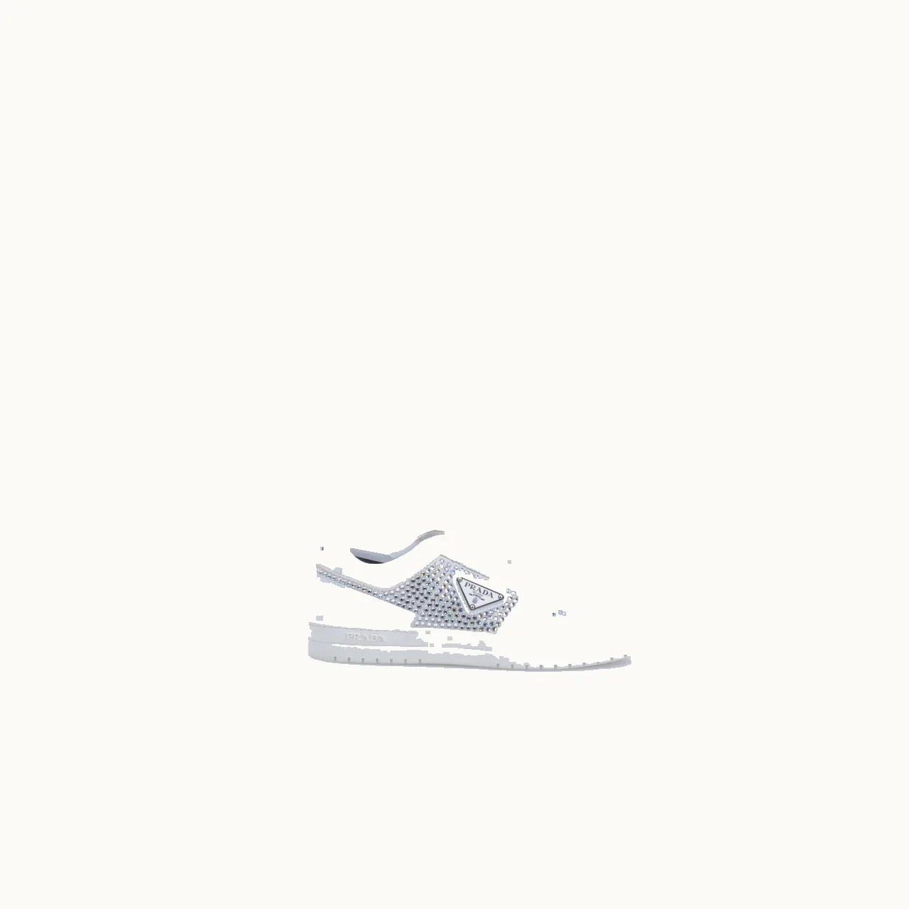 Tenis Prada Crystals Blanco Talla 38.5 / 5.5 mx