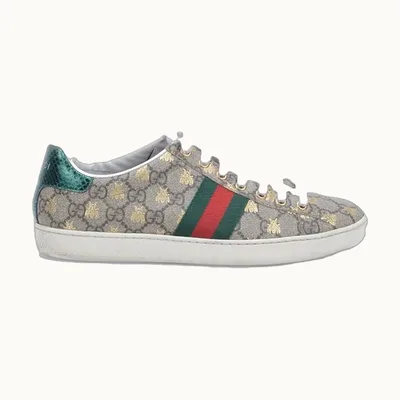 Tenis Gucci Ace Bees GG Supreme Talla 39 / 6 mx
