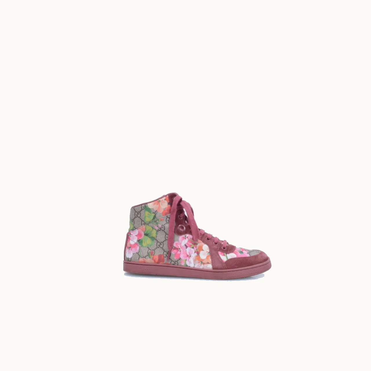 Tenis Gucci High Top Blooms GG Supreme Talla 39 / 6 mx
