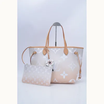 Pochette Louis Vuitton Neverfull By The Pool + Beige