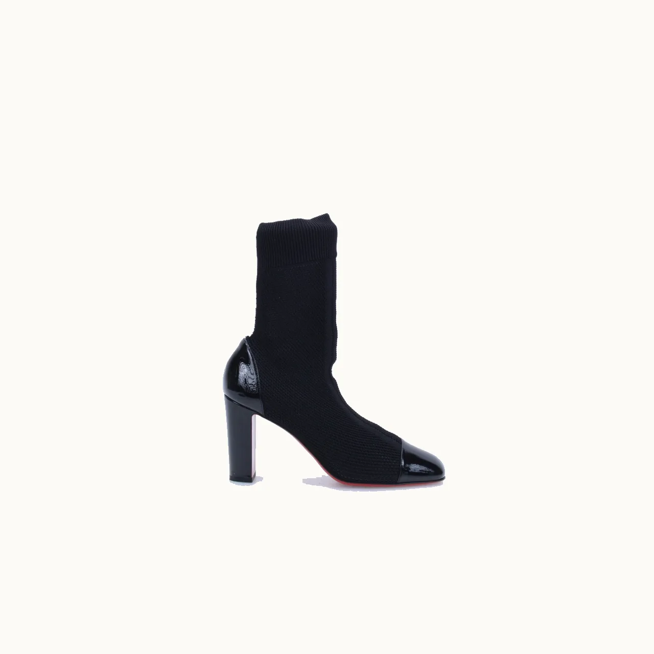 Christian Louboutin Botines Louboutin Taco Sock Negro Talla 39.5 / 6.5 mx