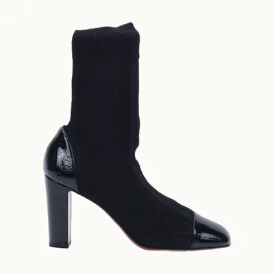 Christian Louboutin Botines Louboutin Taco Sock Negro Talla 39.5 / 6.5 mx
