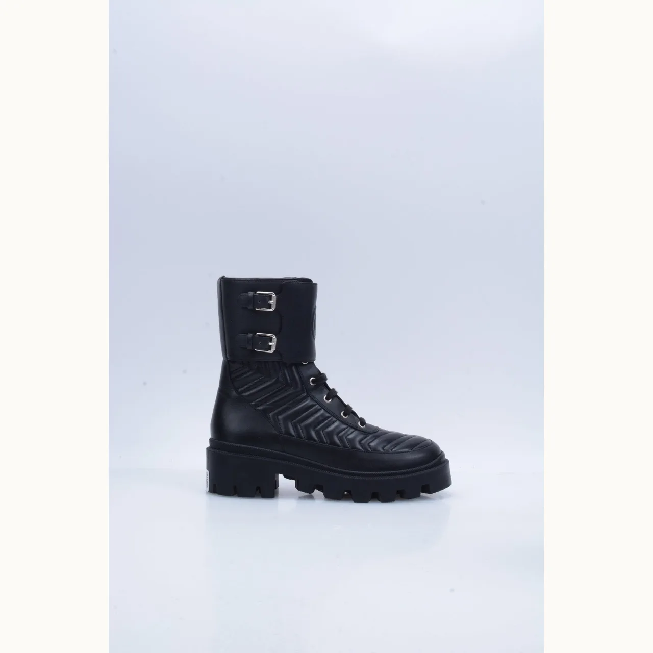 Botas Gucci GG Matelassé Negro Talla 40 / 7 mx