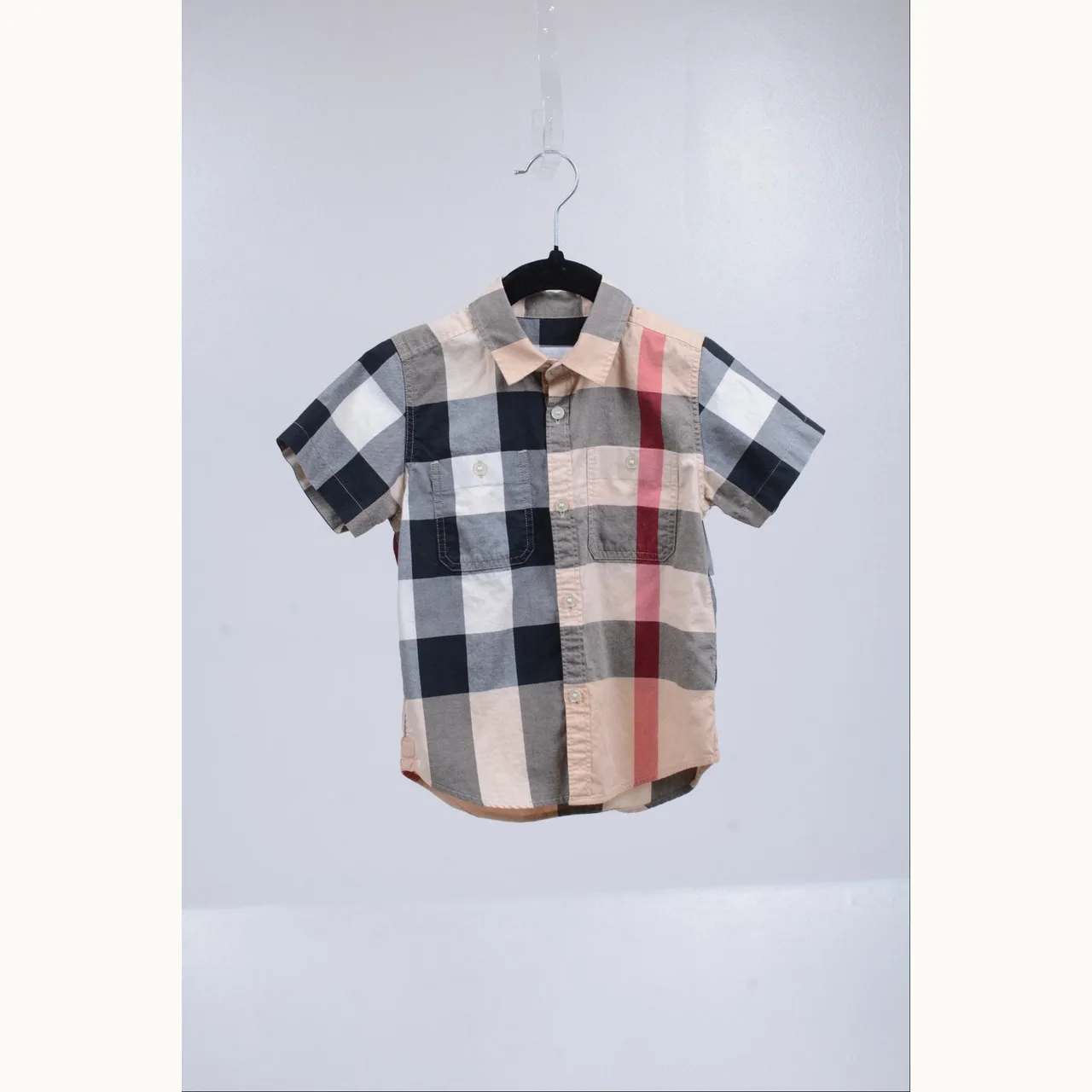 Camisa Burberry Short Sleeve Check Talla 4Y