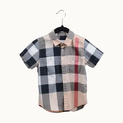 Camisa Burberry Short Sleeve Check Talla 4Y
