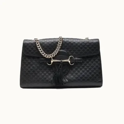 Gucci Shoulder Bag Emily Microguccissima