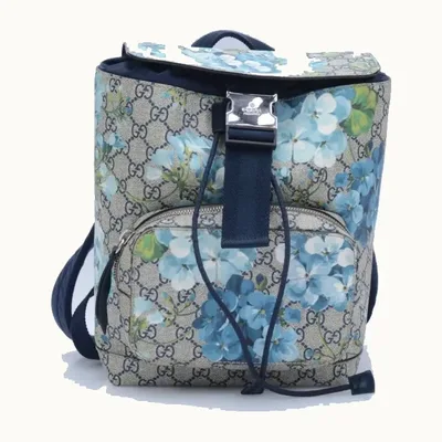 Mochila Gucci Single Buckle Small Blooms