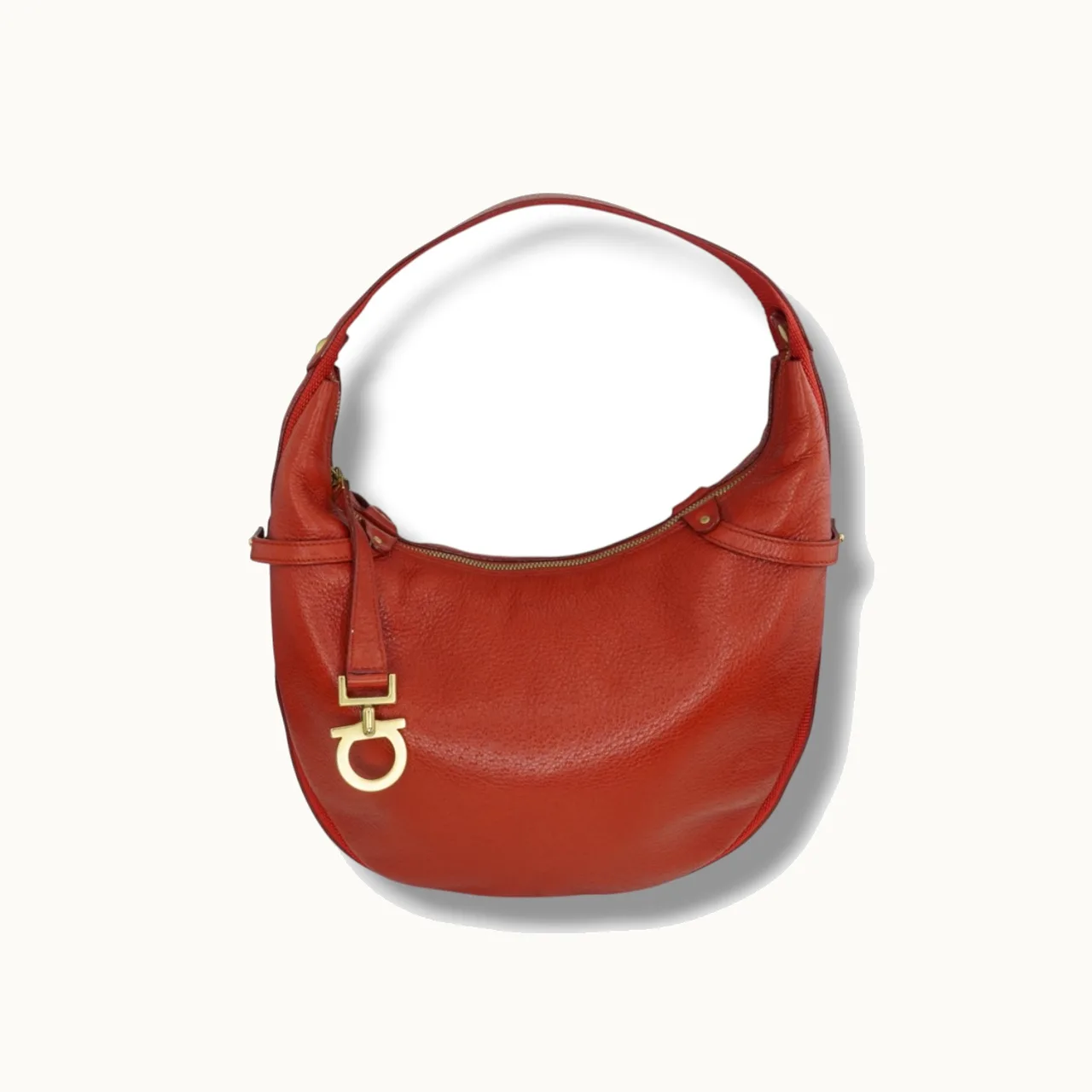 Salvatore Ferragamo Leather Hobo Bag