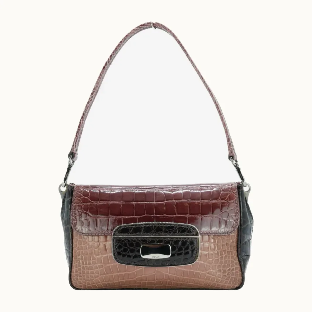 Bolso Prada Coccodrillo Skipper