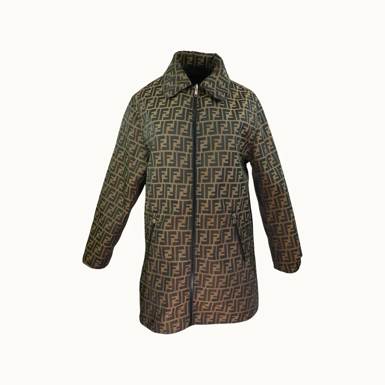 Chamarra Fendi Zucca Reversible 42 IT
