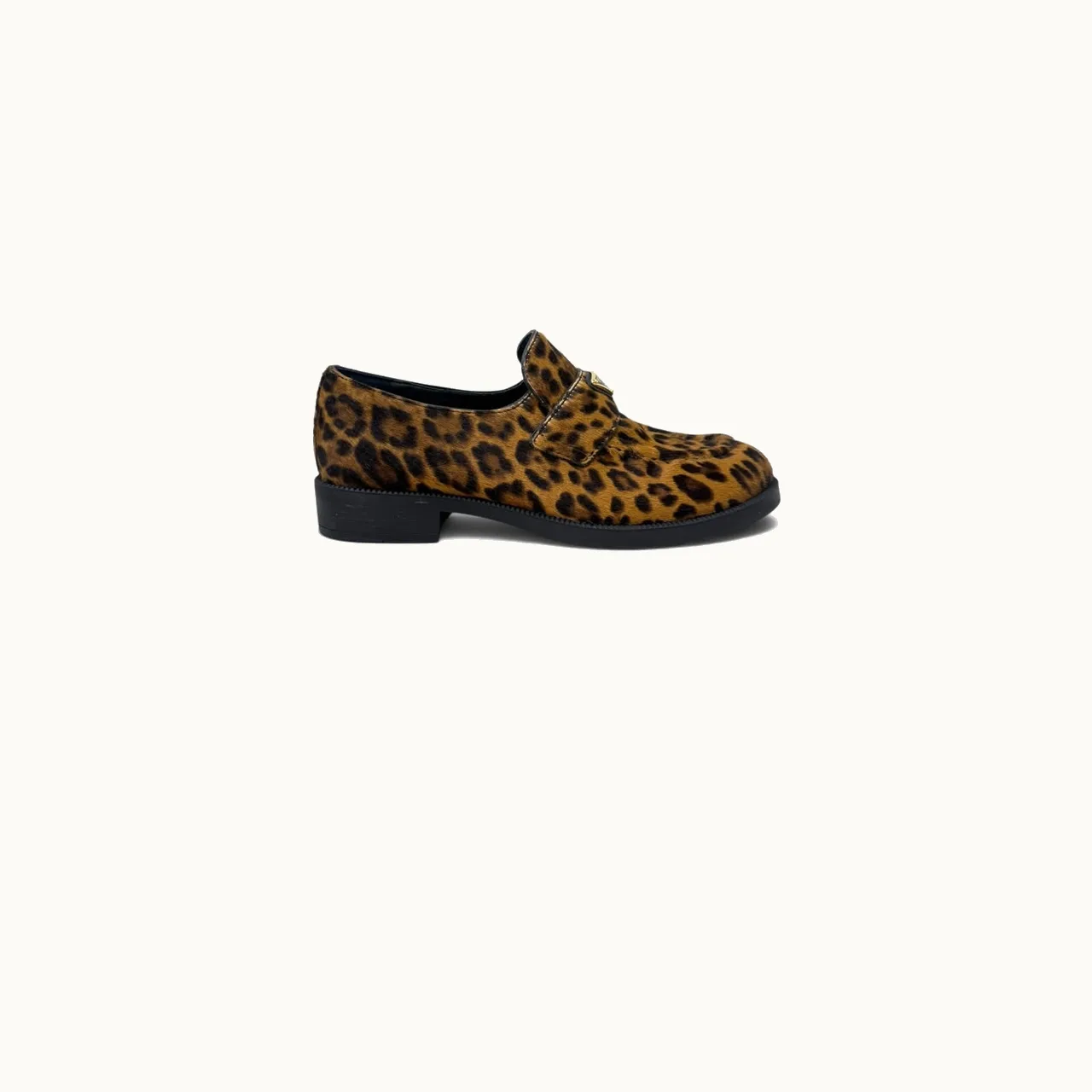 Prada Animal Print Loafers T37 Eu