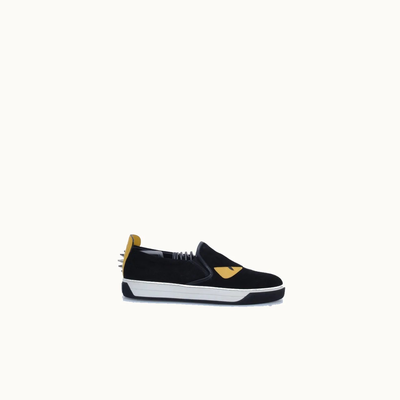 Tenis Fendi Monster Eyes Slip On Negro Talla 41
