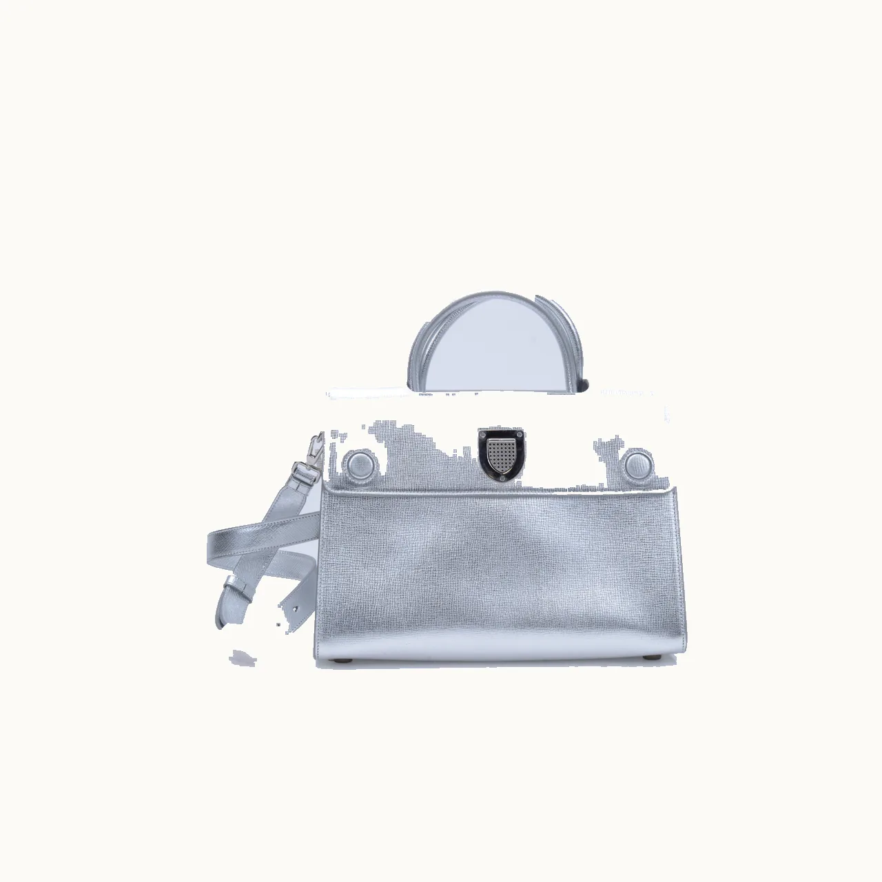 De mano Dior Diorever Medium Plateado mediana
