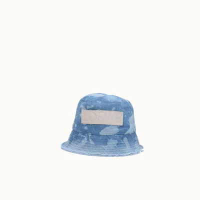 Gorro Loewe Goldfish Bucket Hat x Paula's Ibiza Azul Talla XS