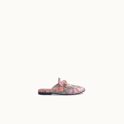 Flats Gucci Princetown Blooms GG Supreme Talla 36 / 3 mx