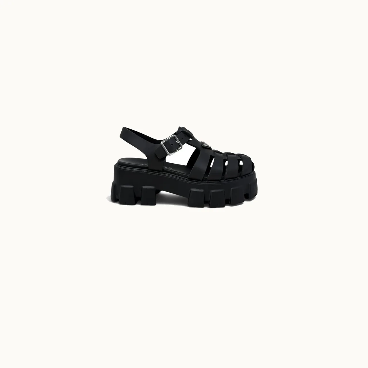 Prada Monolith Sandalias T37 Eu