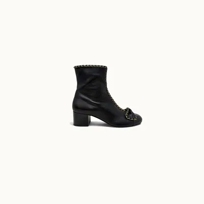 Chanel Bow Boots T37.5 Eu mediana